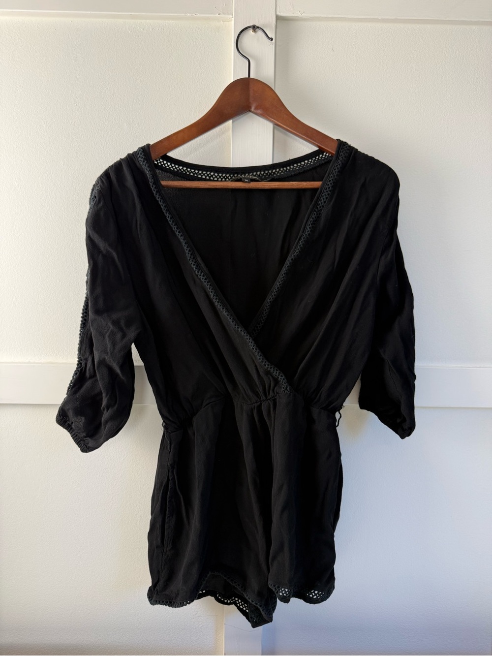 Palma Australia Black Women’s Wrap Romper